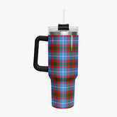Preston Tartan Crest 40 oz Insulated Tumbler with Handle